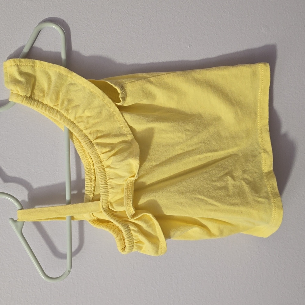 The Children's Place Yellow Ruffle Top